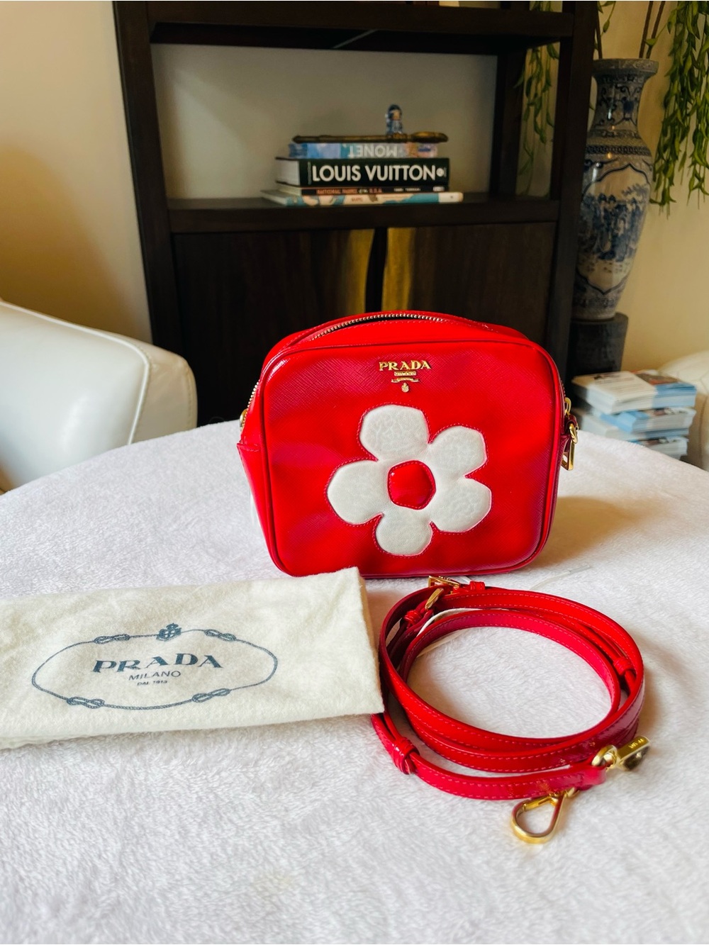 Prada Flower Camera Bag